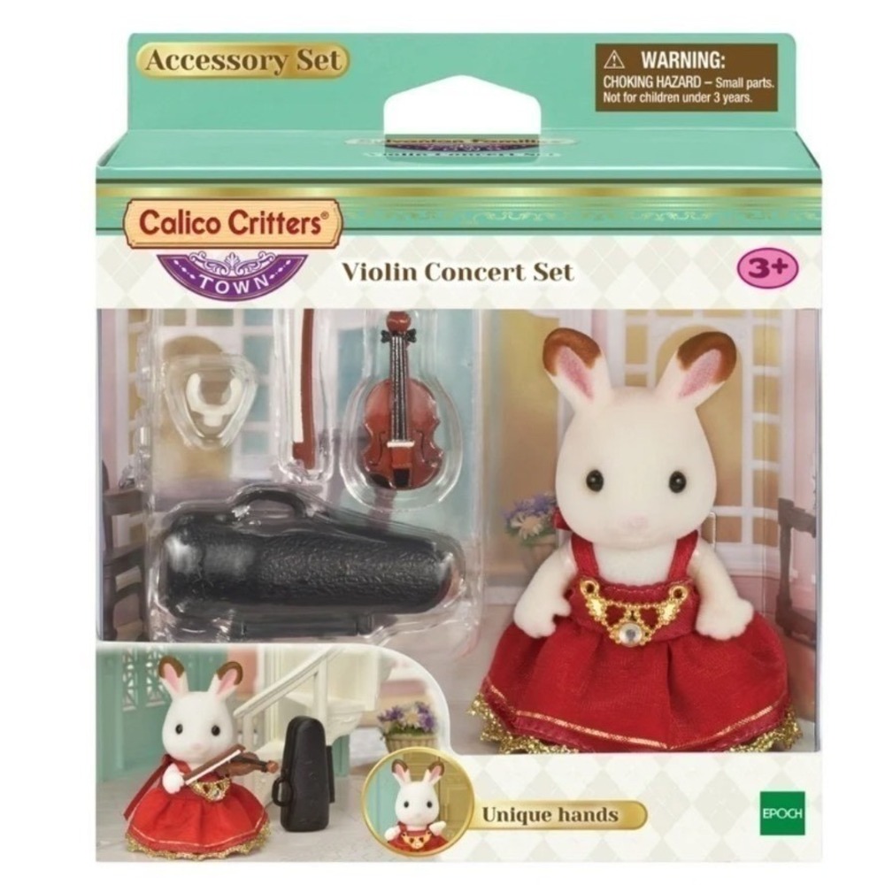 Calico Critters- Violin Concert Set